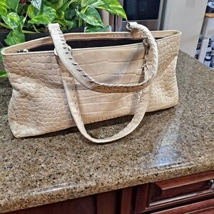 Donald J. Pliner Black liner and Tan body..Shoulder Bag